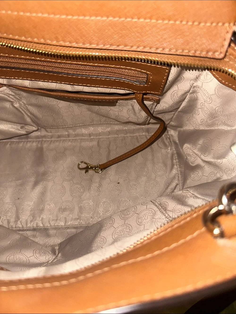 MICHAEL KORS  large Selma saffiano leather satchel